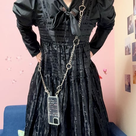 《1点もの》LONG STRAP / "MOONLIGHT"（SILVER）