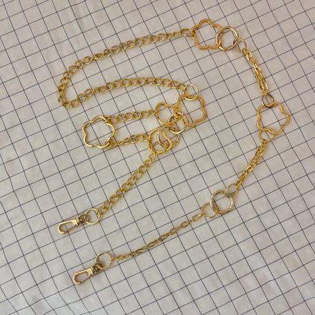 《1点もの》LONG STRAP / "SECRET GARDEN"（GOLD）