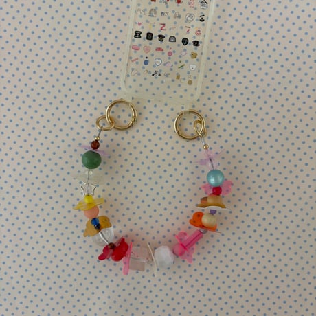 《1点もの》MY STRAP1 (お花だよ！)