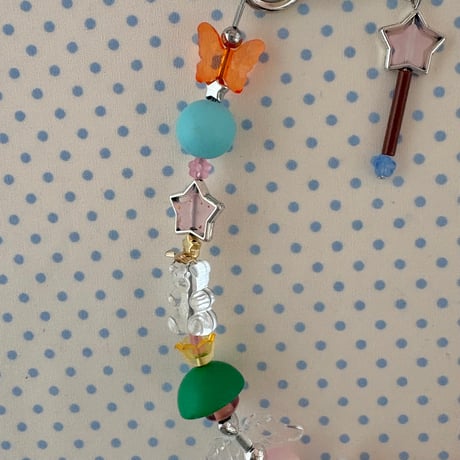 《1点もの》MY STRAP 3(魔法ステッキチャーム付き)
