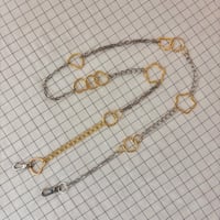 《1点もの》LONG STRAP / "PICNIC"（SILVER × GOLD MIX）