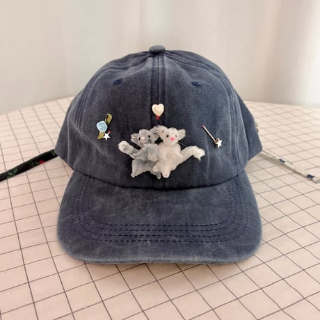 《1点もの》「ニャンズとあそぼう♡」MY CAP