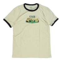 REAL EMB RINGER TEE