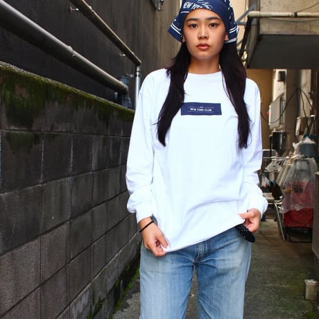 212.MAG × NEW NEW YORK CLUB / NY Deli & Grocery Long Sleeve Tee -White