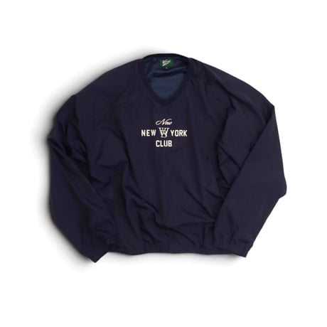 WOODBLOCK x NEW NEW YORK CLUB V-NECK NYLON PULLOVER JACKET