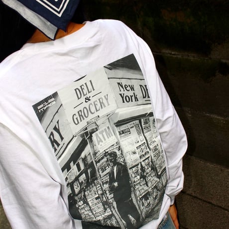 212.MAG × NEW NEW YORK CLUB / NY Deli & Grocery Long Sleeve Tee -White