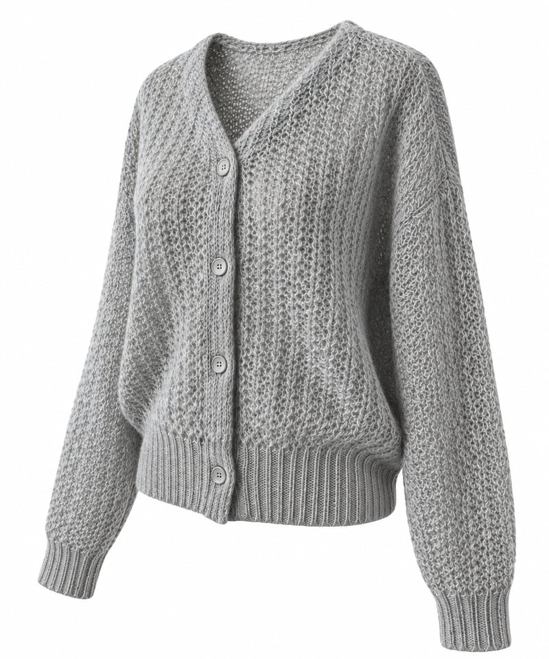 GRAY カーディガンL#13 NT13 / GRAY | L'ECRIN