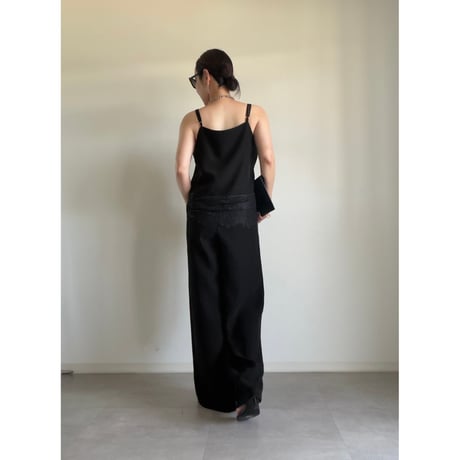 lace camisole / black