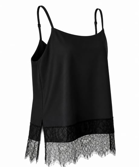lace camisole / black（セットアップ対応）