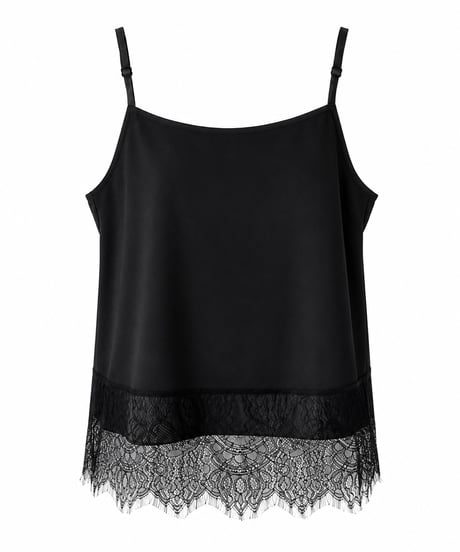 lace camisole / black（セットアップ対応）
