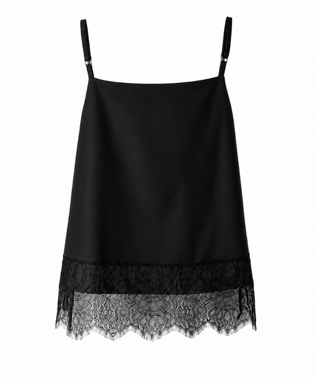lace camisole / black（セットアップ対応）