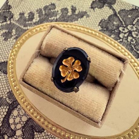 〖RING〗ヴィンテージ クローバーオーバルリング