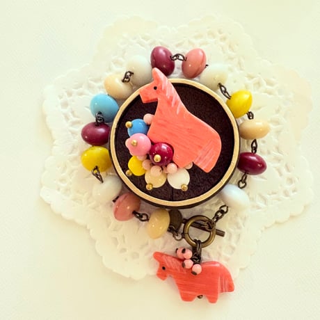 〖RING〗ピンクうまこカラフルリング