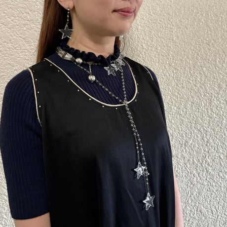〖LARIAT・PIERCE･EARRINGS〗星のラリエット・ピアス・イヤリング