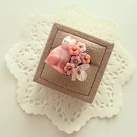 〖RING〗ピンクネコリング