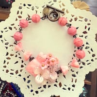 〖BRACELET〗ピンクネコブレスレット