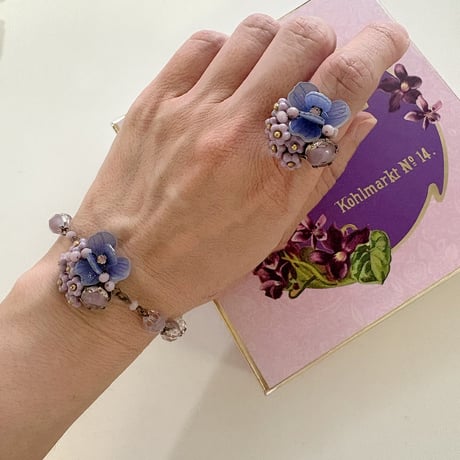 〖BRACELET〗すみれブレスレット