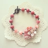 〖BRACELET〗ピンクネコブレスレット