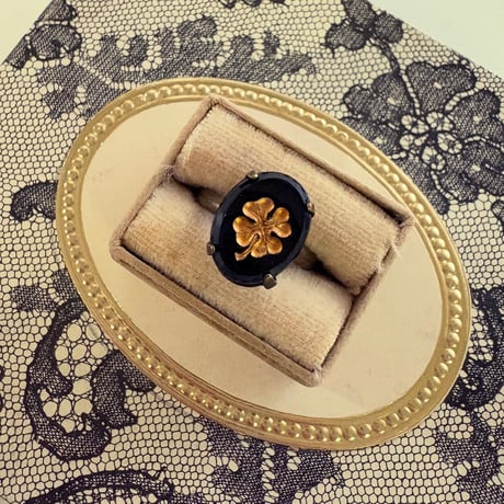 〖RING〗ヴィンテージ クローバーオーバルリング