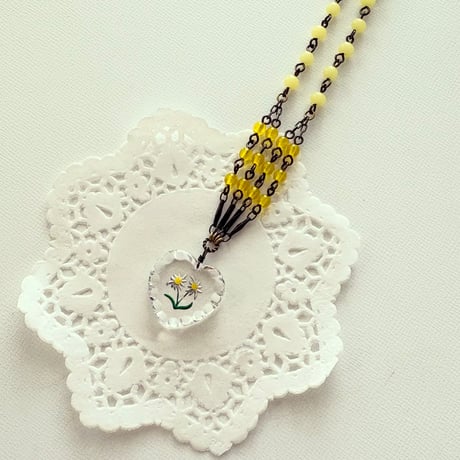 〖NECKLACE〗エーデルワイス　インタリオネックレス