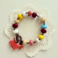 〖BRACELET〗ピンクうまこカラフルブレスレット