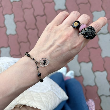 〖RING〗ヴィンテージ クローバーオーバルリング