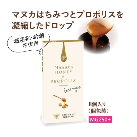 マヌカロゼンジ（凝縮ドロップ・プロポリス入）