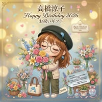 🎂 高橋涼子 Birthday 2026 お祝いギフト＜投げ銭＞お気持ち投げ銭【￥3,000-】（お礼：メールにて思い出のお礼画像1枚お送りいたします☆）