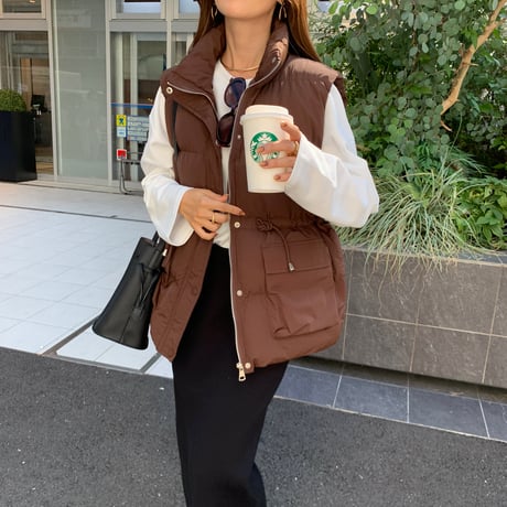 ドローコード中綿ベスト
