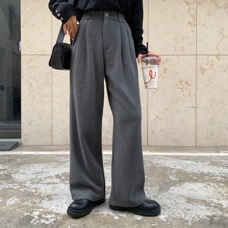 履き心地最高ストレッチユニセックスワイドパンツ