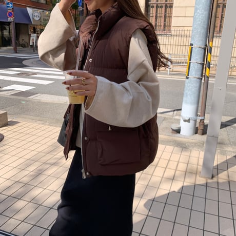 ドローコード中綿ベスト