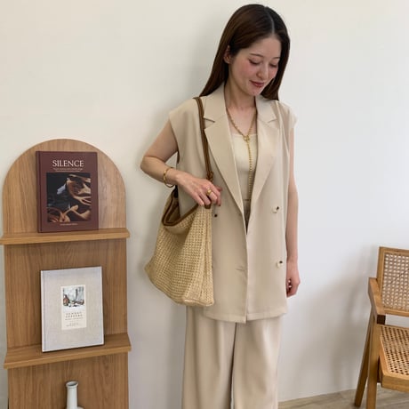 サージカル・アシンメトリーボールチェーンネックレス