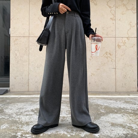 履き心地最高ストレッチユニセックスワイドパンツ