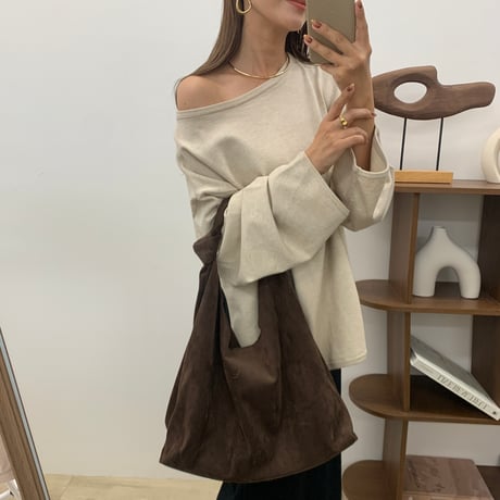 10/16入荷・柔らかスエードショルダーbag