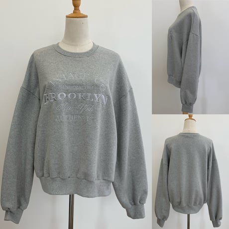 刺繍ロゴシンプルスウェット