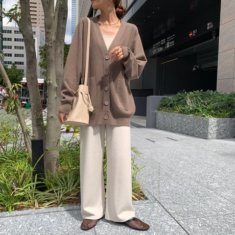 ふわもちニットカーディガン