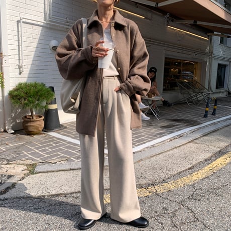 履き心地最高ストレッチユニセックスワイドパンツ