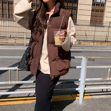 ドローコード中綿ベスト