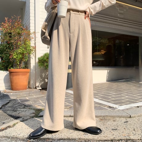 履き心地最高ストレッチユニセックスワイドパンツ