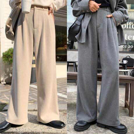 履き心地最高ストレッチユニセックスワイドパンツ