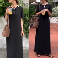 2wayデザインショルダーワンピース