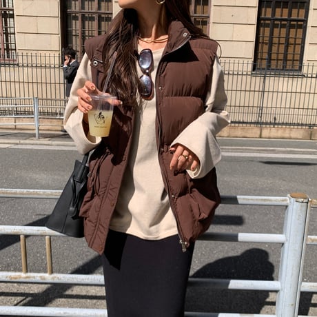 ドローコード中綿ベスト