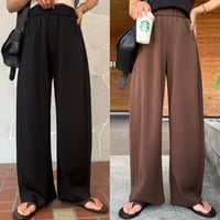 ユニセックスとろみソフトカーブパンツ