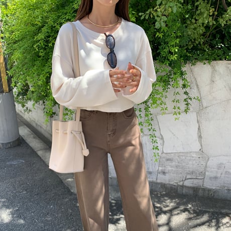 やわらかワッフルストレッチロンTee