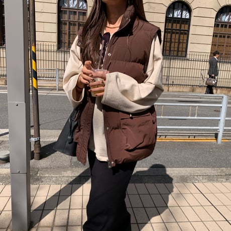 ドローコード中綿ベスト