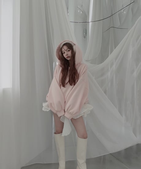 フリーレングスハートフーディ /Free-Length Heart Hoodie