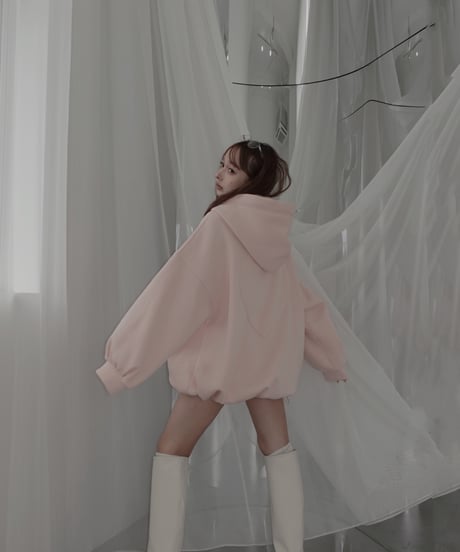 フリーレングスハートフーディ /Free-Length Heart Hoodie