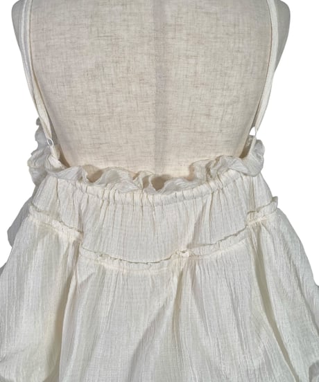 ［Vanilla］リップルフリルチュニックドレス / Ripple Frill Tunic Dress