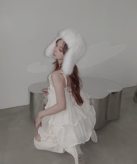 ［Vanilla］リップルフリルチュニックドレス / Ripple Frill Tunic Dress