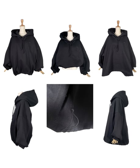 フリーレングスハートフーディ /Free-Length Heart Hoodie